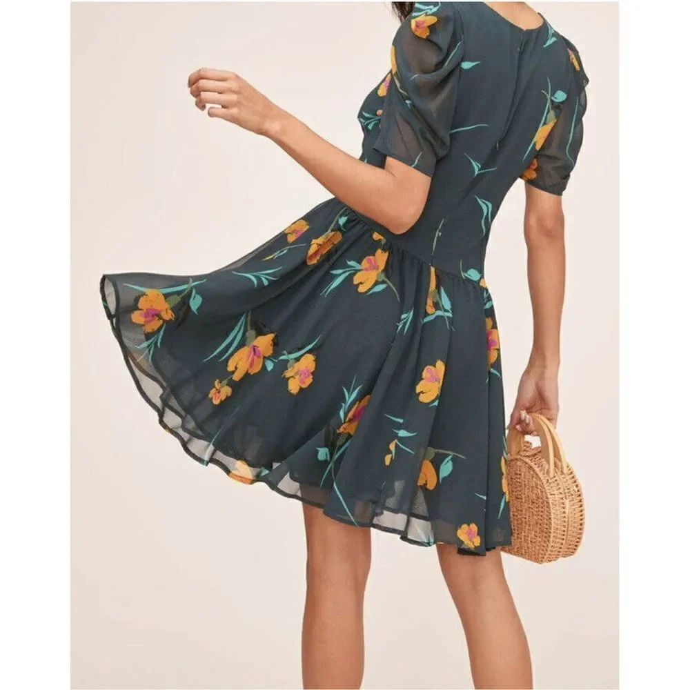 NWT! ASTR The Label Asymmetrical Floral Dress